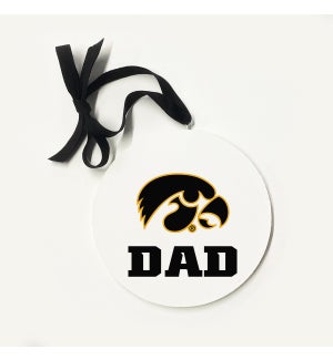 Dad Iowa Ornament